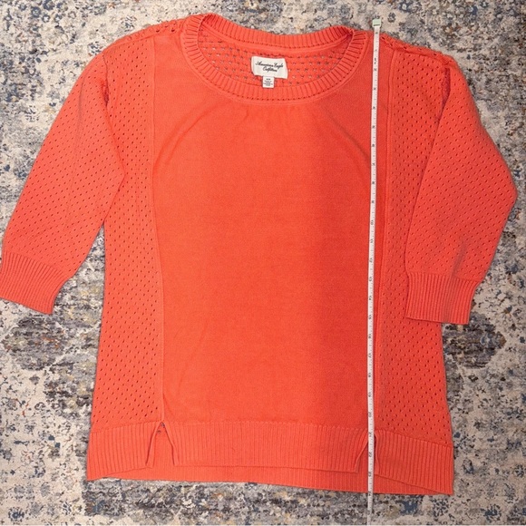 100% cotton coral sweater- American Eagle Outfitters - Picture 6 of 10